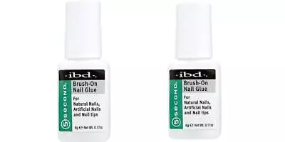 Ibd 5 Second Brush On Nail Glue 54006 / Treatments By IBD (Pack Of 2) • $9.49