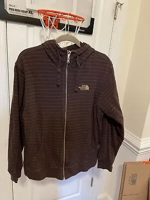 The North Face Men's Large Brown Zip Up Hoodie • $50.39