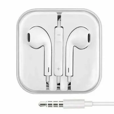 Earphones For Apple IPhone 6 6s Plus 5s IPad Headphones Handsfree With Mic 3.5MM • £3.49