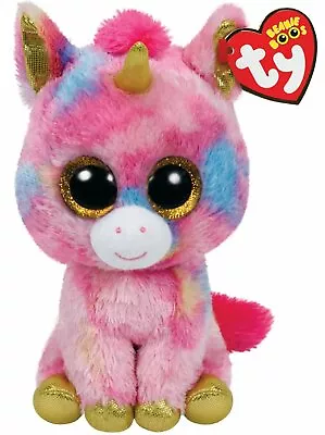 TY Beanie Boos Regular FANTASIA The Unicorn TY36158 • $10.50