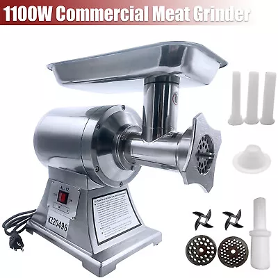 550lb/H Heavy Duty Commercial Electric Meat Grinder Sausage Maker Mincer Stuffer • $221.59