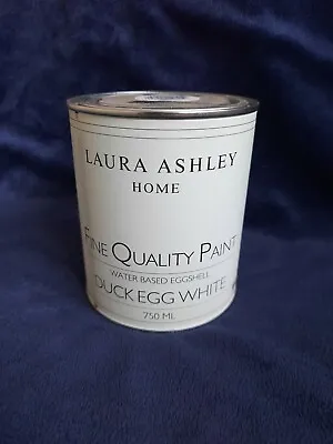 X2 Laura Ashley Fine Quality Duck Egg White Wall Paint 750ml 1.5 Litre In Total • £18
