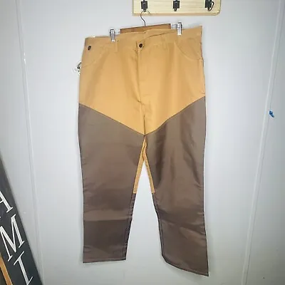 Wolf Mountain By Key Canvas Brown Hunting Pants Workwear Size 44X32 New With Tag • $18.75