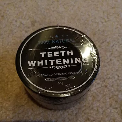 100% Natural Teeth Whitening Activated Organic Charcoal 30g - Sealed • $5