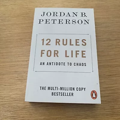 12 Rules For Life By Jordan B. Peterson (Paperback 2019) • $6.99