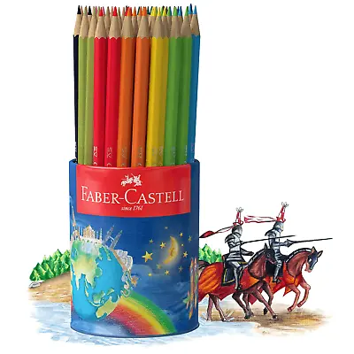 NEW Faber-Castell Classic Colour Pencils Cup 72 Coloured Colouring Pencil BULK • $46.95