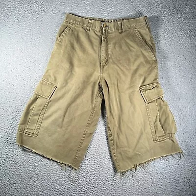 Fargo Mining Supply Shorts Mens 32x16 Long Inseam Cargo Pockets Casual Outdoor • $17.95