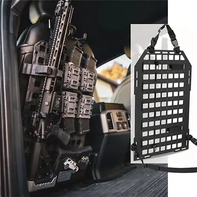 Tactical Rigid MOLLE Panel Car Vehicle Truck Seat Back Hunting Storage Organizer • $39.01