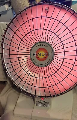 Presto HeatDish Plus Parabolic Electric Heater ~Works Great • $39.99