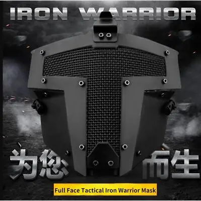 FAST/MICH/Sparta Helmet Rail Full Face Protectiv Tactical Mask Iron Warrior Mask • $19.57