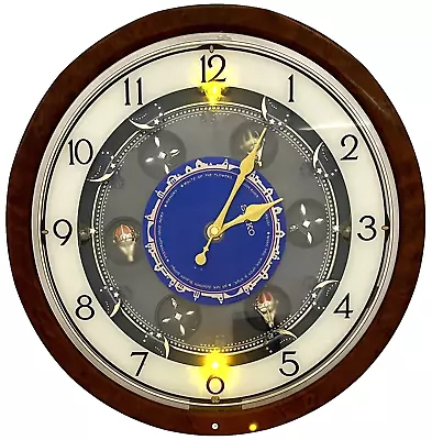 RARE Seiko Hot Air Balloons Melodies In Motion QXM107BRH Fantasia Wall Clock • $169.99