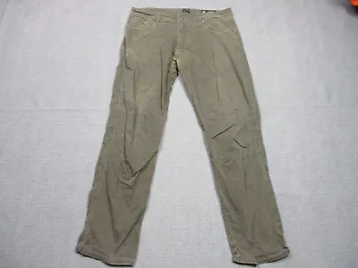 Kuhl Pants Mens 38 Brown Beige Straight Hiking Work Distressed Lightweight 38x34 • $14.99