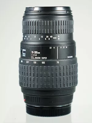 Sigma DL Macro Super 70-300mm F/4.0-5.6 APO DG Lens For Minolta AS-IS • $11.50