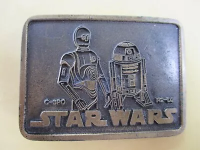 Star Wars Vintage 1977 C-3PO And R2-D2 Belt Buckle • $69