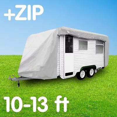 Wallaroo Caravan Cover With Side Zip Campervan 10-13 Ft • $180