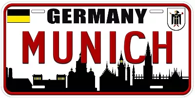 Munich Germany TAG02 Novelty Car License Plate • $17.85