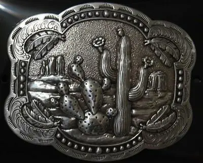 Blazin Roxx Western Belt Buckle Cactus Feathers 37597 • $22