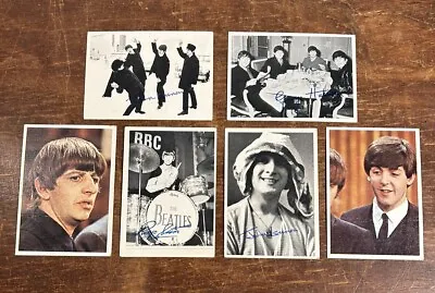 Beatles Color Topps  Vintage Trading Card Lot Of 6 Cards 26414567101124 • $12