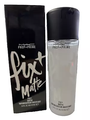 MAC PREP & PRIME FIX+ MATTE 3.4 Oz / 100mL  Skin Refresher & Setting Spray NIB • $14.90