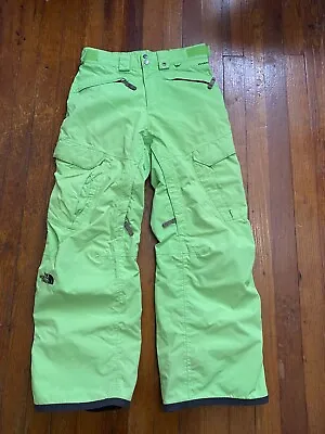 $20 • Buy Mens Small The North Face Cryptic Green Cargo Snowboarding Ski Snow Pants