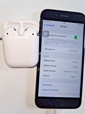 $99.99 • Buy Genuine Apple AirPods(2nd Generation) With Charging Case-Rough