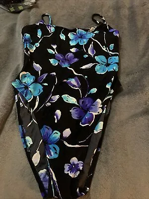 Vintage Sessa Swimsuit Floral BB Size 14 • $14