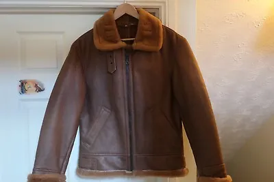 Wested Leather B3 Shearling Sheepskin Flying Jacket - Medium - NEW/UNWORN • £250