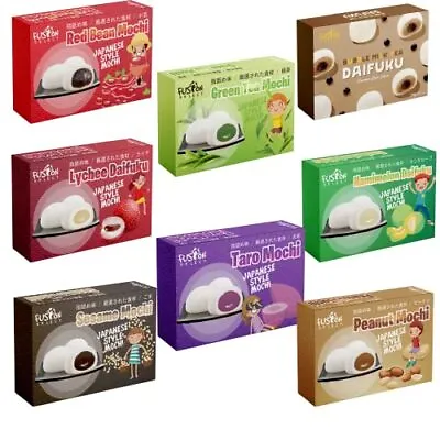 Japanese Mochi 8 Variety Pack Boba Milk Tea Taro Sesame Hamimelon Lychee Gree... • $45.80