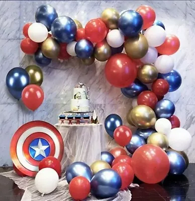 $15.90 • Buy 85 Pcs Superhero Marvel Theme Balloon Arch Birthday Wedding Party Decorations 