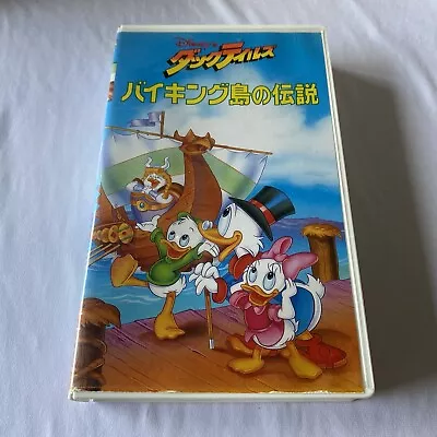 VHS Disney DuckTales Video Tapes Japanese Dubbed 44 Minutes ディズニー ダックティルス ビデオ 日本 • $23.99