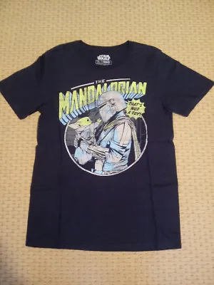 Star Wars The Mandalorian Grogu: That's Not A Toy Mens Small T Shirt Navy Blue • $8.50