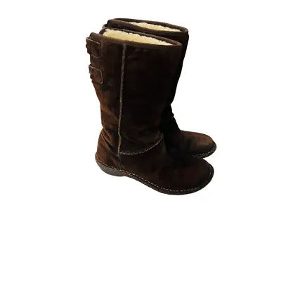 Ugg Australia Haywell Shearling Boot Women's Size 6 Brown Waterproof *Sole Wear* • $20