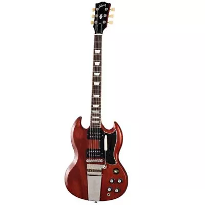 Gibson SG Standard Faded 61 Maestro Vibrola Electric Guitar Vintage Cherry - SG6 • $3897.95