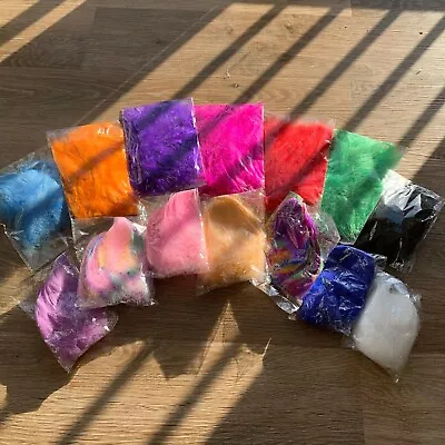 Packet Of 50 Coloured Feathers - Large Selection Of Colours Available • £2.98