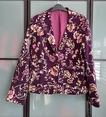 Velvet Womens Blazer Jacket Pit To Pit 21  By New Look • £30
