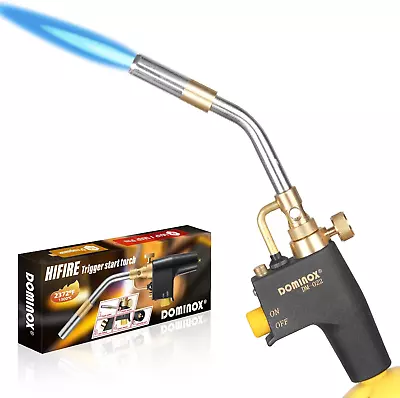 Propane Torch Head High Intensity Trigger Start Gas Map Kit Soldering Powerful • $40.99