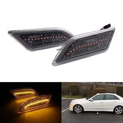 Front Side Marker LED Light For Mercedes Benz E Class W212 E350 E400 E550 10-13 • $23.85