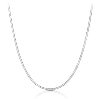 925 Sterling Silver Italian 1.0mm Snake Chain Necklace For Women Men 16 18 20 24 • $39.44