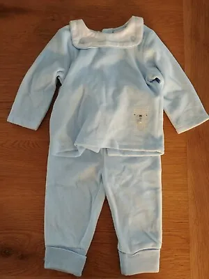 Zip Zap Pale Blue 2-Piece Set 6 Months • £8