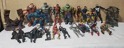 Marvel Legends Lot Toy Biz Action Figures Colossus Silver Storm Widow Cable+more • $59.99