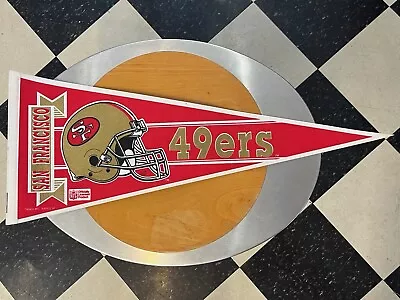 Vintage San Francisco 49ers Pennant Trench Deadstock NWOT Late 80s NFL • $15