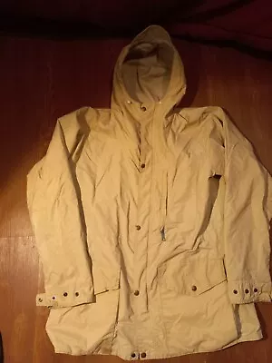 Men's Vtg 70's Class 5 Mountaineering Beige GoreTex Hooded Parka Jacket Sz XL • $49.99