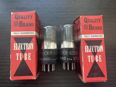 Platinum Matched Pair Ken Rad VT-231 / 6SN7GT NOS Tubes Mil. Specs TV-7 Tested • $299.99