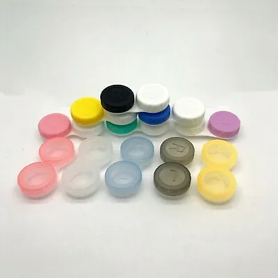£3.75 • Buy L & R Contact Lens Case Travel Storage Mini Eye Care Marked Choose Colour Box UK