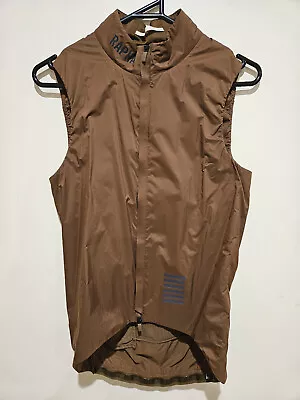 RAPHA Men's Pro Team Insulated Gilet - Brown/Off-White Size S • $130