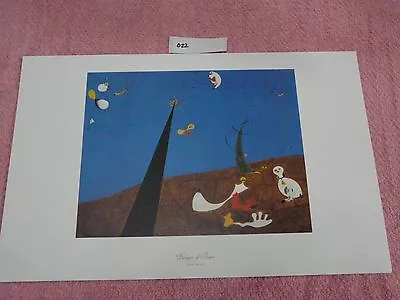 Dialogue Of Insects Joan Miro 1924-25  11x17 Vintage Artwork Reproduction Print  • $17.99