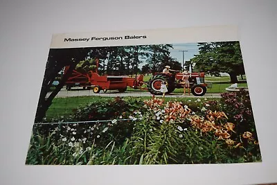 Massey Ferguson MF 12 124 & 126 Hay Balers Sales Brochure • $20