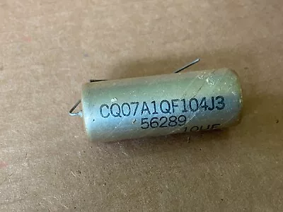 NOS Vintage .1 Uf 600v Vitamin Q PIO Capacitor Oil CQ07A1QF104J3 Sprague? • $15