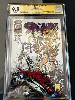 $425 • Buy Spawn 9 CGC 9.8 Signed Todd McFarlane Signature Series SS Angela Gaiman