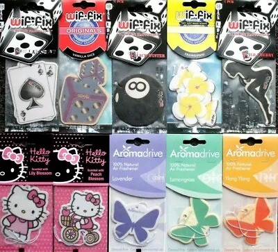 Hanging Truck Car Air Freshener Hello Kitty Mens Dice Cards Lady Floral Mixed • $4.88